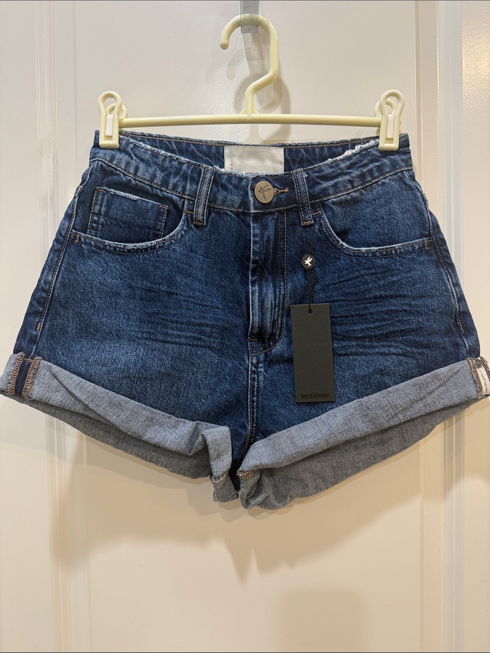 One Teaspoon High Waist Bandits Jean Shorts NWT